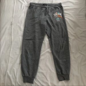 Stussy Gray Joggers Women Size Small